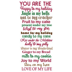 You Are The - Christmas Illustration