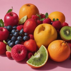 Naklejka na ściany i meble fruits and berries