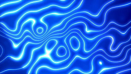 Shiny liquid line glowing. Glowing shiny line blue color wave abstract background.