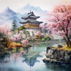 春の陽気とお城