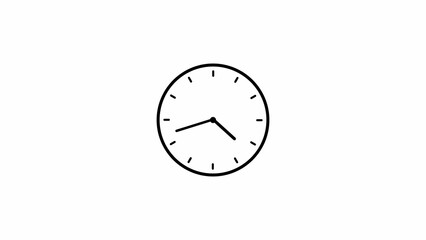A modern technology watch Abstract view of circular clock.