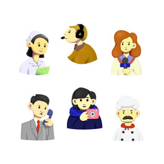 Cute character with their do