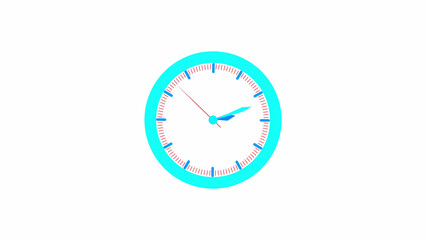 Simple Clock icons in flat style,timer. Business watch