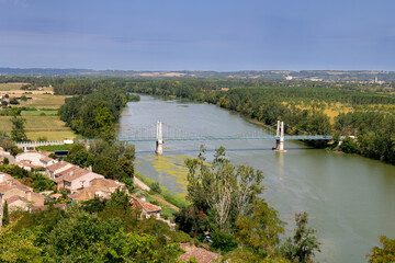 Panorama depuis Auvillar