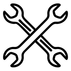 Gabelschlüssel Kreuz Variante