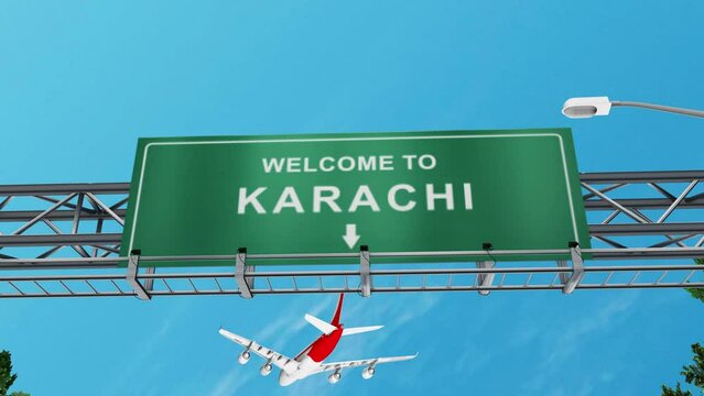 Welcome to KARACHI
National Highway Road Sign Board
