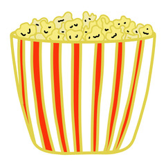 Popcorn drawing