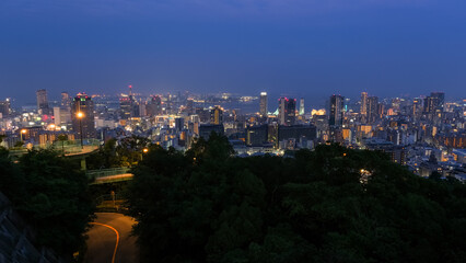 兵庫県神戸市 ビーナステラスから見る神戸市の夜景