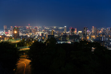 兵庫県神戸市 ビーナステラスから見る神戸市の夜景