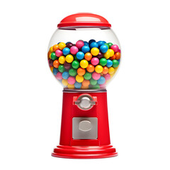 Gumball machine isolated on transparent background