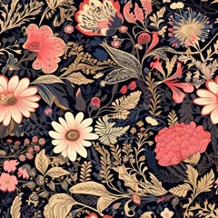 Foto op Canvas seamless floral pattern © Simon