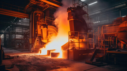 Iron and Steel making Factory