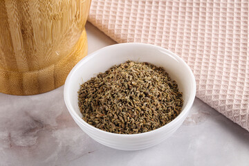 Anise sseds aroma in the bowl