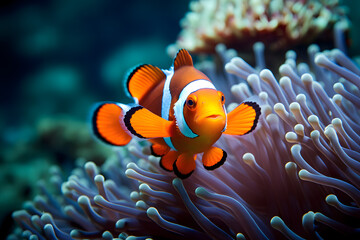 clownfish on reef
