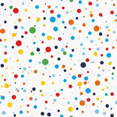 Fototapeta premium Colorful splashes on white background repeat pattern