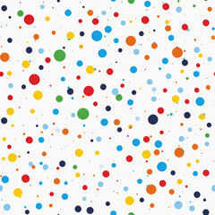 Colorful splashes on white background repeat pattern