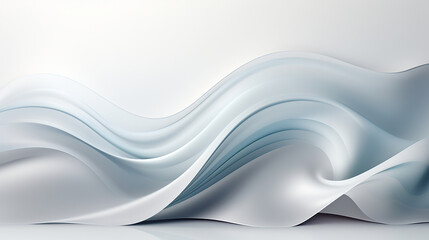 Obraz premium White abstract elegant modern Background. Wave gradient design style. Space concept. landing page.