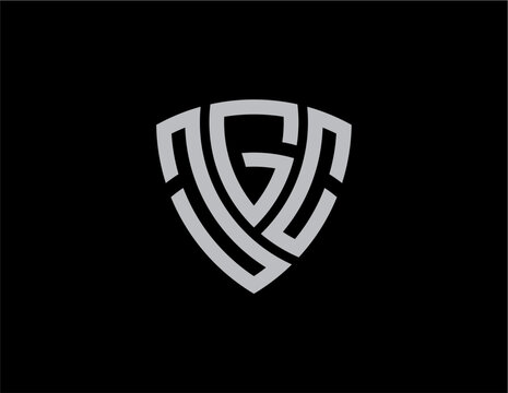 JGC creative letter logo design vector icon illustration	