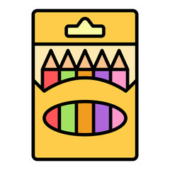 Colored pencils Icon