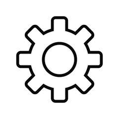 settings icon symbol, business settings icon, gear setting icon