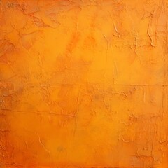 Obraz premium vibrant orange painted surface with playful scratches, solarization charm, Generative AI