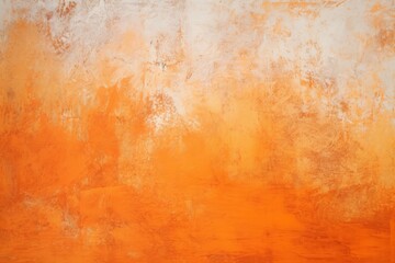 vibrant orange painted surface with playful scratches, solarization charm, Generative AI