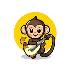 Cute Chibi Animal Cartoon Illustration