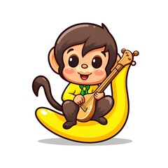 Cute Chibi Animal Cartoon Illustration