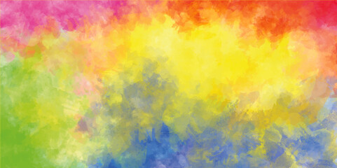 Abstract colorful watercolor for background.  beautiful graphic digital modern colorful design