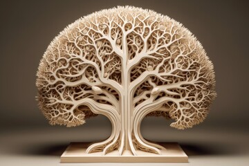 A 3d model of a tree