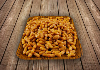 Tulumba (Balah El Sham) Ramadan Arabic Sweets Top View