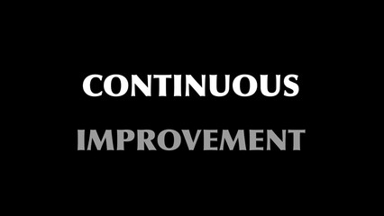 Continuous improvement 