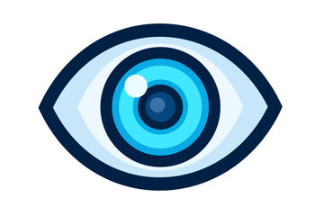 eye icon eye symbol eye logo flat vector
