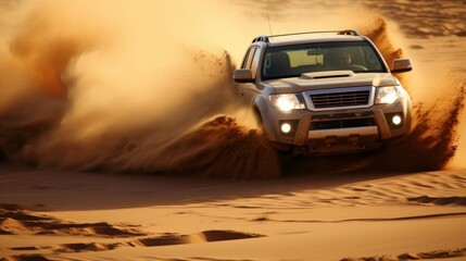 Leave Safari SUVs bashing through the middle eastern sand rises
