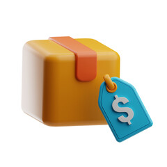 Procurement management Product illustration 3d
