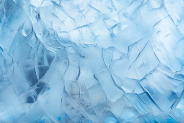 Obraz premium Flat Ice Texture With Snowflakes And Microcracks For Background Created Using Artificial Intelligence