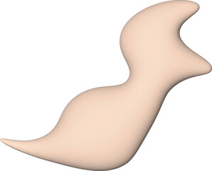 Abstract shape 3d background. Decorative stone.	