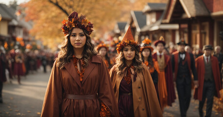 Obraz premium halloween parade