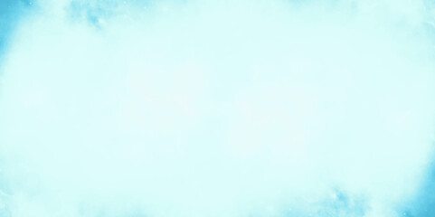 Blue Background. Watercolor Background with Space for Text. 