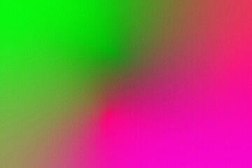 Color gradient grainy background, pink toned green illuminated spots on green, noise texture effect	