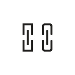 Link line icon png and svg vector. Connection and communication, chain symbol vector