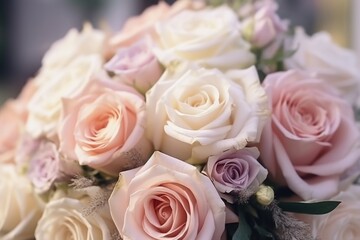 bridal bouquet closeup