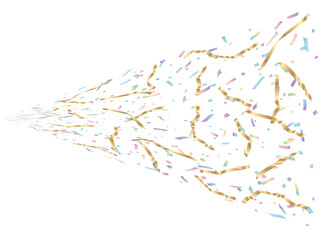 Fototapeta premium テープ吹雪06-8変:円横010