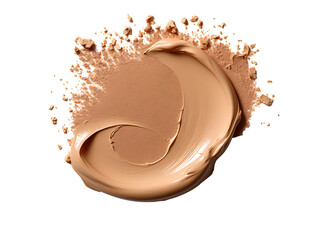 Close Up of Liquid Foundation Splash in Fresh Soft Pastel Colors png transparent background