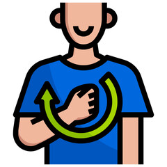 SORRY filled outline icon,linear,outline,graphic,illustration