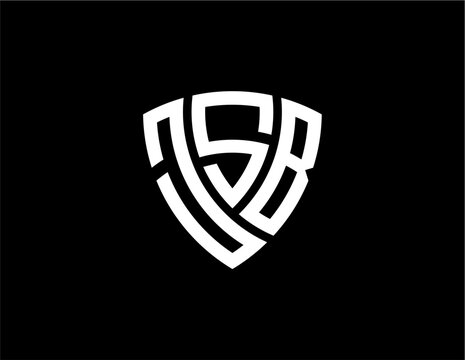 JSB creative letter logo design vector icon illustration