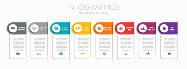 Infographic design template with place for your data. Vector illustration.