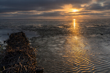 Sonnenuntergang an Der Nordsee