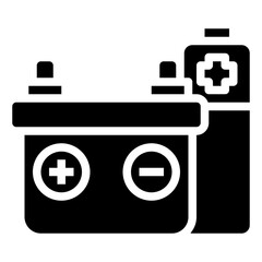 BATTERY filled outline icon,linear,outline,graphic,illustration