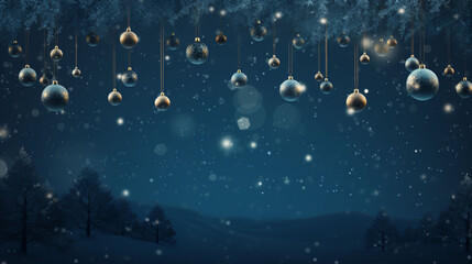 Naklejka premium Christmas concept background Merry Christmas and happy New Year Celebration background.